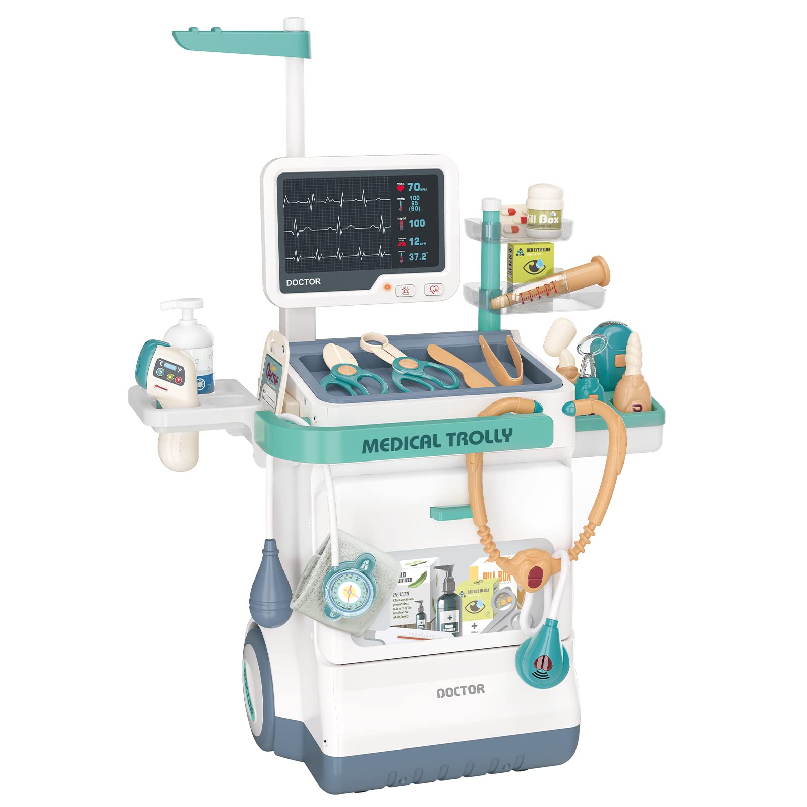 おもちゃドクター様⭐️MURUA ✨マジカルチェア2脚セットおまとめ Amazon.com: Deejoy Toy Doctor Kit for Kids, Pretend Medical